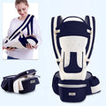 0-48M Ergonomic Baby Carrier Infant Baby Hipseat Carrier Front Facing Ergonomic Kangaroo Baby Wrap Sling for Baby Travel - GoJohnny437