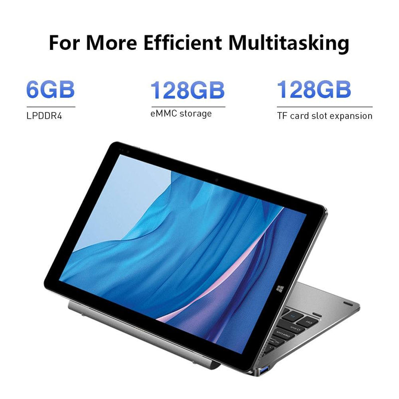 10.1 inch FHD Screen Intel N4100 Quad Core 6GB RAM 128GB ROM Windows Tablets Dual Band 2.4G/5G Wifi - GoJohnny437