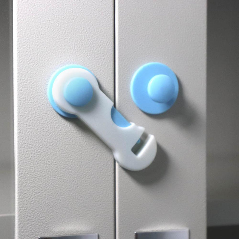 10pcs Child Safety Cabinet Lock Baby Proof Security Protector Drawer Door Cabinet Lock Plastic Protection Kids Safety Door Lock - GoJohnny437