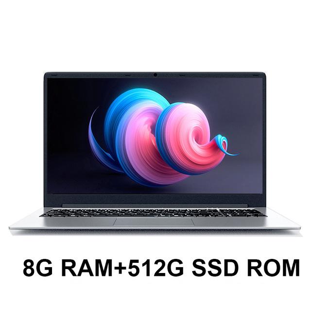 15.6 inch Gaming Laptop With 8G RAM 1TB 512G 256G 128G 64G SSD ROM Laptop Ultrabook intel Quad Core Windows 10 Notebook Computer - GoJohnny437