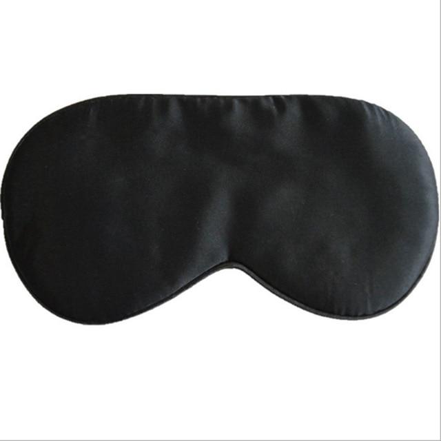 1Pcs New Pure Silk Sleep Rest Eye Mask Padded Shade Cover Travel Relax Aid Blindfolds - GoJohnny437