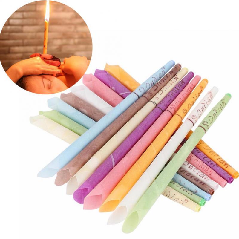 2PCS Earwax Candles Hollow Blend Cones Beeswax Cleaning Natural Aromatherapy Ear Wax Removar Ear Care Tools Healthy Therapy - GoJohnny437