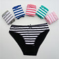 5 Pcs/set New Women's cotton panties Girl Briefs Ms. cotton underwear bikini underwear sexy Ladies Briefs - GoJohnny437