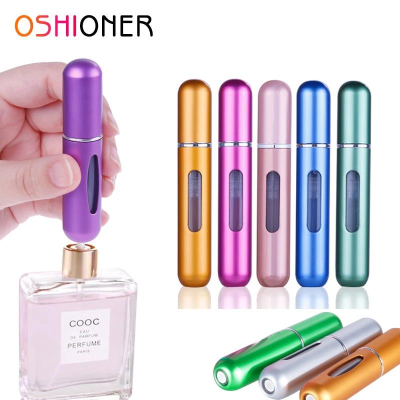 8ml 5ml Portable Mini Refillable Perfume Bottle With Spray Scent Pump Empty Cosmetic Containers Spray Atomizer Bottle For Travel - GoJohnny437