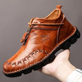 Winter Boots Men Genuine Leather Ankle Boots Top Quality Warm Snow Boots Men Fashion Boots Chaussure Homme 38-48