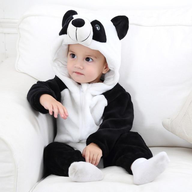 Baby Rompers Panda Newborn Clothes Baby Girls Boys Romper Infant Clothing Jumpsuit Toddler Baby's Sets Stitch Pajamas - GoJohnny437