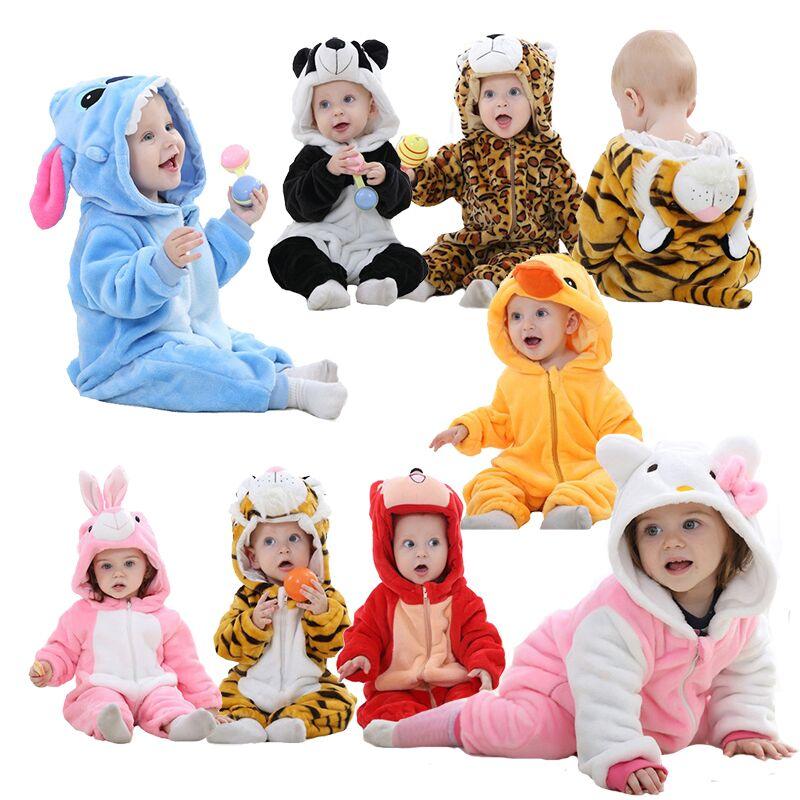 Baby Rompers Panda Newborn Clothes Baby Girls Boys Romper Infant Clothing Jumpsuit Toddler Baby's Sets Stitch Pajamas - GoJohnny437
