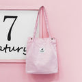 Bags for Women New Corduroy Shoulder Bag Reusable Shopping Bags Casual Tote Female Bucket Shoulder Handbags Ladies Beach Bag - GoJohnny437