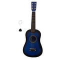Basswood 12 Frets 6 String Acoustic Guitar with Pick and Strings for Kids / Beginners Black Blue Fast Delivery - GoJohnny437