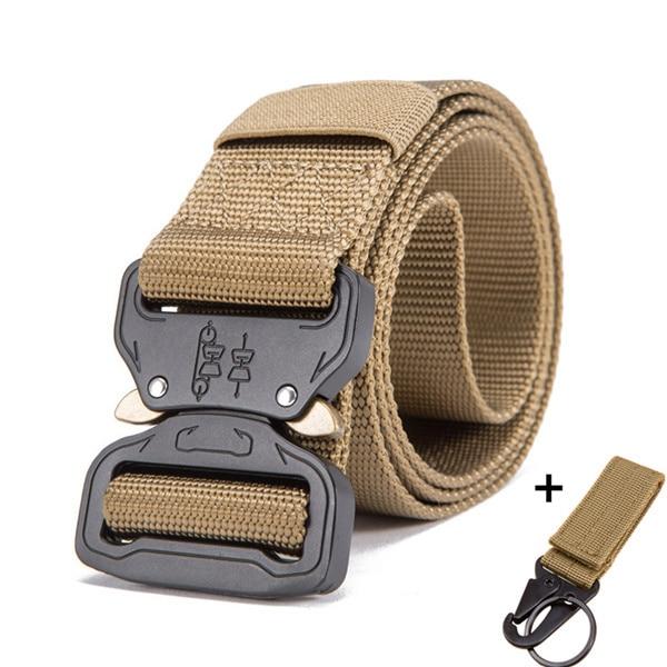 Belt Male Tactical military Canvas Belt Outdoor Tactical Belt men's Military Nylon Belts Army - GoJohnny437