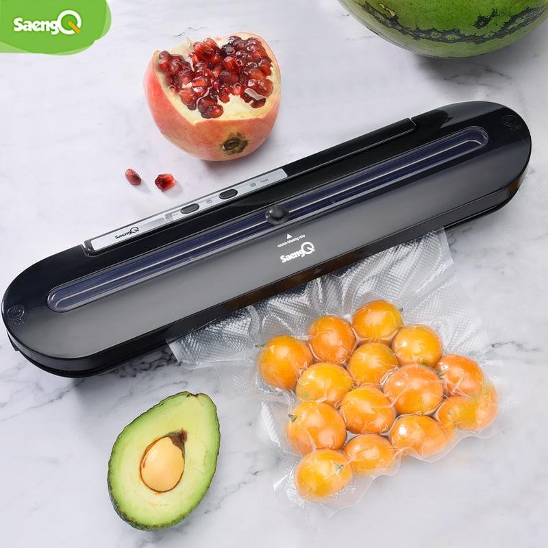Best Vacuum Food Sealer 220V/110V Automatic Commercial Household Food Vacuum Sealer Packaging Machine Include 10Pcs Bags - GoJohnny437