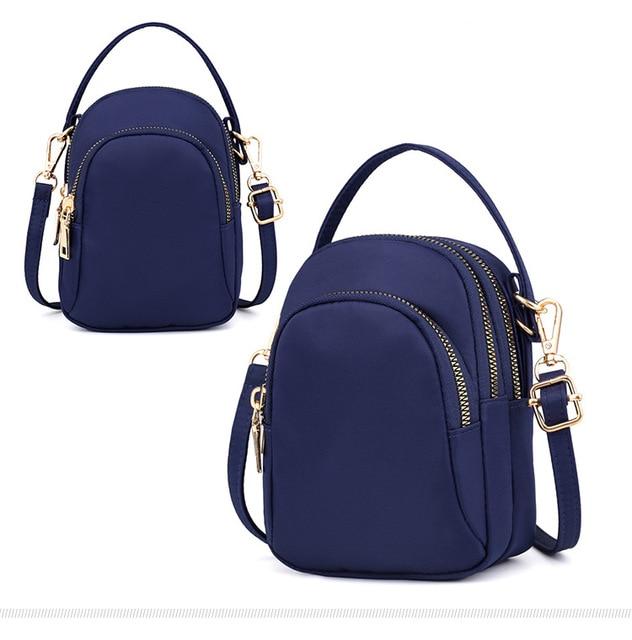 Buylor Girl Mini Crossbody Cell Phone Shoulder Bag Female Fashion Lightweight Nylon Messenger Bag Waterproof Wallet Ladies Purse - GoJohnny437