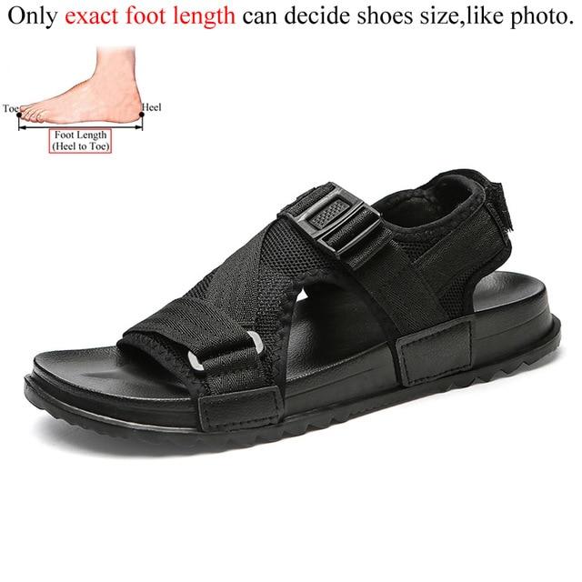 Casual Men Sandals Summer Shoes Sandal Mens Sandals Outdoor Breathable Comfort Slip on Plus Size Open Shoes - GoJohnny437