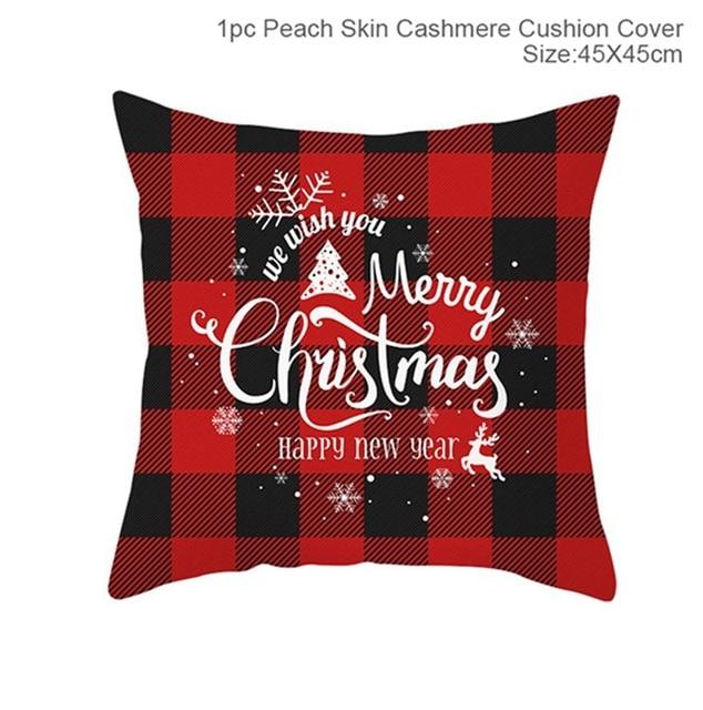 Christmas Pillowcases Merry Christmas Decor for Home Noel Christmas Gifts Navidad Decor - GoJohnny437