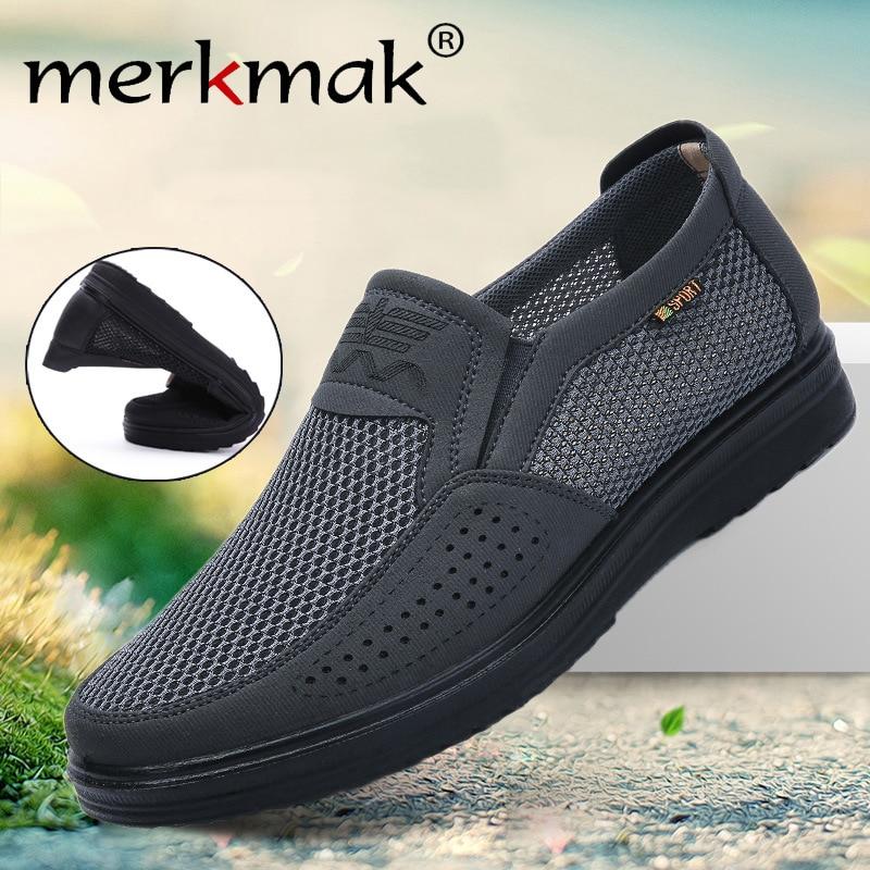 Comfortable Men Casual Shoes Breathable Mesh Summer Men Shoes 2020 New Non-slip Lightweight Sneakers for Men Big Size 48 - GoJohnny437