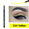 DNM 1pcs Neon Colorful Liquid Eyeliner Waterproof Matte Smooth Eyeliner Pen Blue Black Brown Eyeliner Cat Eye Makeup Tools TSLM2 - GoJohnny437