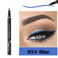 DNM 1pcs Neon Colorful Liquid Eyeliner Waterproof Matte Smooth Eyeliner Pen Blue Black Brown Eyeliner Cat Eye Makeup Tools TSLM2 - GoJohnny437