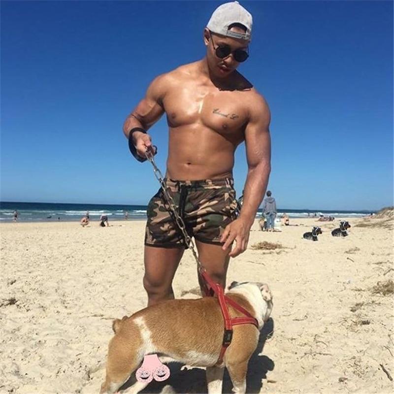 Fitness shorts Fashion Breathable quick-drying gyms Bodybuilding Joggers shorts Slim fit shorts camouflage Sweatpants - GoJohnny437