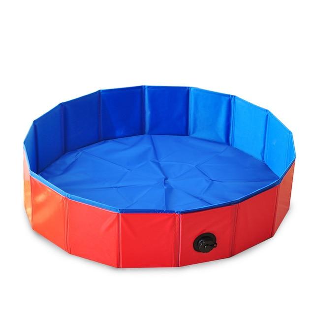 Foldable Dog Swimming Pool PVC Pet Bath Swimming Tub Bathtub Pet Swimming Pool Collapsible Swimming Pool for Dogs Cats - GoJohnny437