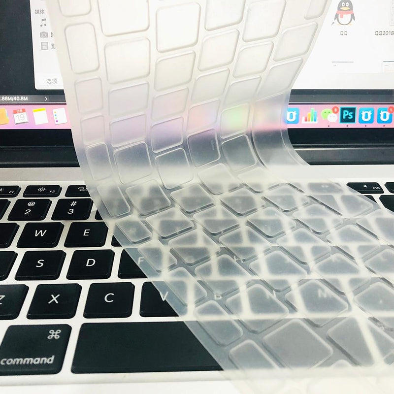 For Apple Macbook pro13/11Air 13/15 Retina12 inch All series silicone keyboard cover case transparent clear protecter film EU/US - GoJohnny437