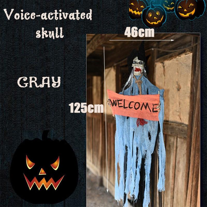 Halloween Hanging Ghost Haunted House Hanging Grim Reaper Cloaks Haunted Horror Props Home Door Bar Club Halloween Decorations - GoJohnny437