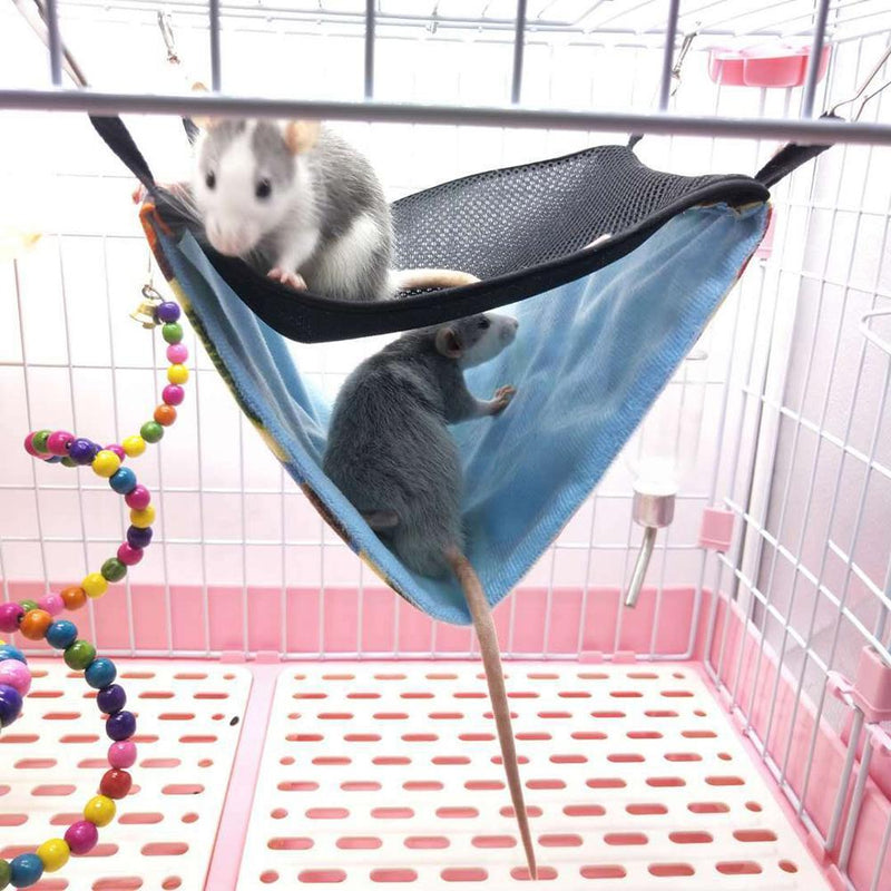 Hamster Hook Hammock Chinchilla Ferrets Double-layer Breathable Mesh Hanging Bed Nest Small Pet Comfort Cool Bed Dropshipping - GoJohnny437