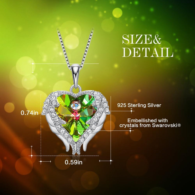 Hot Sale Valentine Day Gift Luxury Mini Heart Necklace Pendant with Top Crystal Women 925 Sterling Silver Jewelry - GoJohnny437