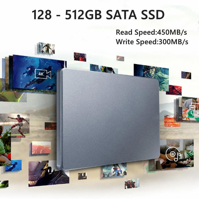 intel J3455 Quad Core Ultrabook 15.6 inch Student Laptop 8GB RAM 256GB SSD Notebook With Webcam Bluetooth WiFi - GoJohnny437