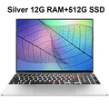 Laptop 15.6 inch Notebook Computer 12G RAM 128G/256G/512G/1TB SSD ROM IPS Screen Gaming Laptop With Windows 10 OS Ultrabook - GoJohnny437