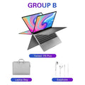 laptop F6 Plus 13.3" Notebook 1920×1080 IPS Gemini Lake N4100 Windows10 8GB LPDDR4 256GB SSD 360° Rotation touch - GoJohnny437
