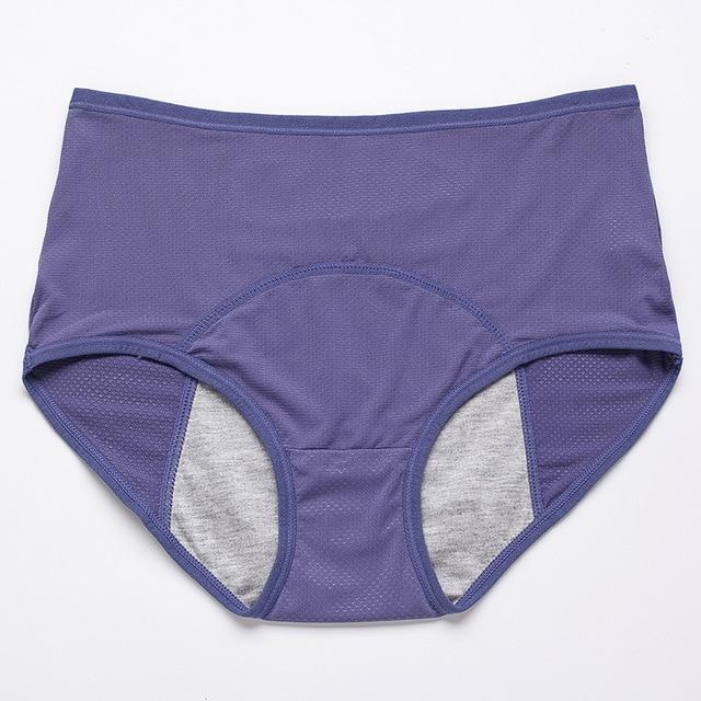 Leak Proof Menstrual Panties Physiological Pants Women Underwear Period Cotton Waterproof Briefs Plus Size Female Lingerie - GoJohnny437