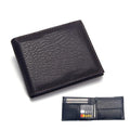 Luxury Men's Wallet Leather Solid Slim Wallets Men Pu Leather Bifold Short Credit Card Holders Coin Purses Business Purse Male - GoJohnny437