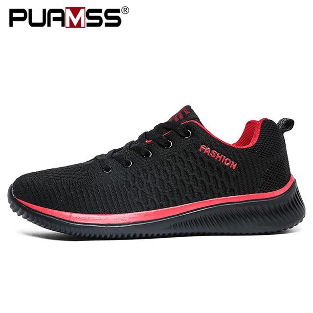 Men Casual Shoes Lac-up Men Shoes Lightweight Comfortable Breathable Walking Sneakers - GoJohnny437