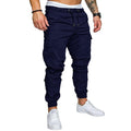 Men Pants Hip Hop Harem Joggers Pants 2020 New Male Trousers Mens Joggers Solid Multi-pocket Pants Sweatpants - GoJohnny437