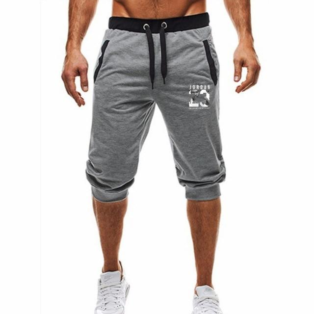 Men's shorts casual cotton 23 letter printed shorts summer jogging shorts short sports pants high quality tight shorts - GoJohnny437