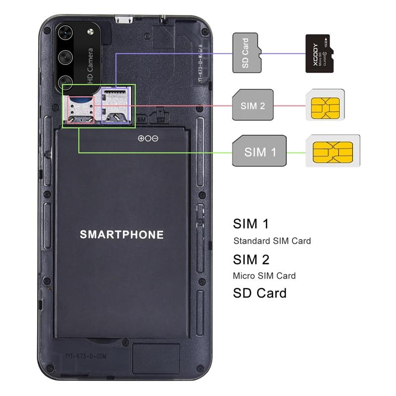 Mini Smartphone Android 9.0 5.5" 18:9 Full Screen 1GB 4GB MT6580 Quad Core 5MP Camera 2500mAh GPS WiFi 3G Mobile Phone - GoJohnny437