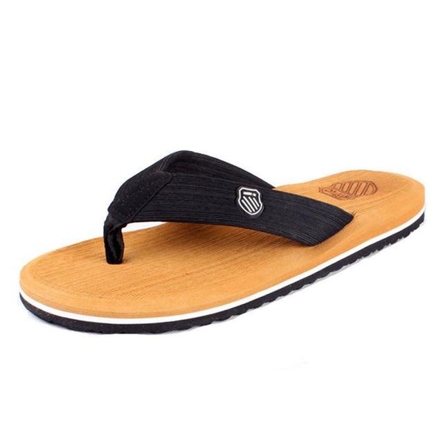 New Arrival Summer Men Flip Flops High Quality Beach Sandals Anti-slip Zapatos Hombre Casual Shoes Wholesale A10 - GoJohnny437