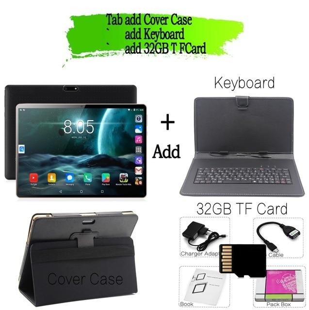 New Original 10 inch Tablet Pc Android 7.0 Google Market 3G Phone Call Dual SIM Cards BDF Brand WiFi GPS Bluetooth 10.1 Tablets - GoJohnny437