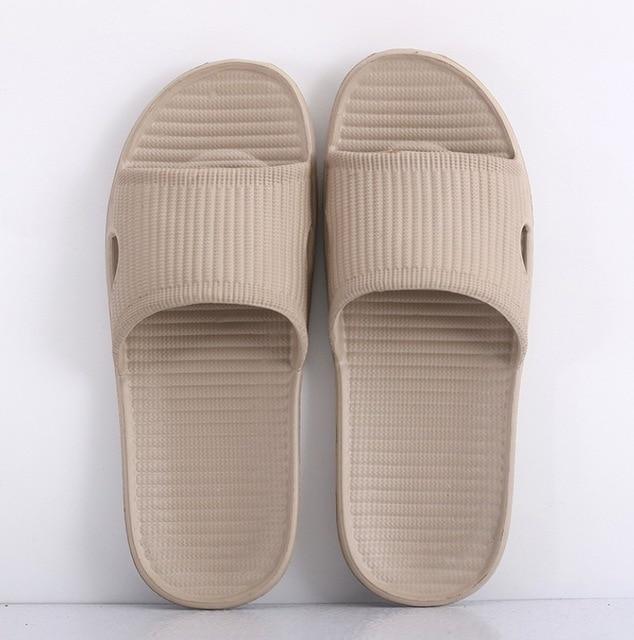 New Women Indoor Floor Flat Shoes Summer Non-slip Flip Flops Bath Home Slippers Female Slipper Comfortable - GoJohnny437