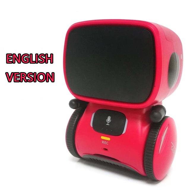Newest Type Smart Robots Dance Voice Command 3 Languages Versions Touch Control Toys Interactive Robot Cute Toy Gifts for Kids - GoJohnny437