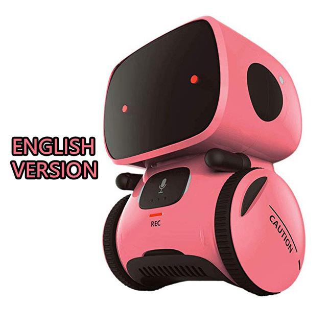 Newest Type Smart Robots Dance Voice Command 3 Languages Versions Touch Control Toys Interactive Robot Cute Toy Gifts for Kids - GoJohnny437