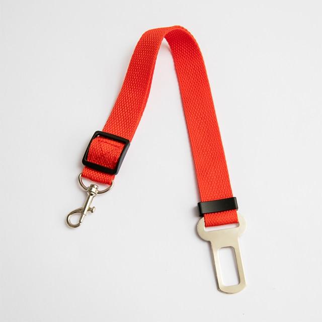 Pet Dog Cat Car Seat Belt Adjustable Harness Seatbelt Lead Leash for Small Medium Dogs Travel Clip Pet Supplies 11 Color - GoJohnny437