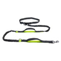 Retractable Hands Free Pet Dog Leash For Running Jogging Walking Dual Handle Bungee Leash Reflective Adjustable Waist Belt - GoJohnny437