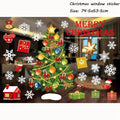 Santa Claus Deer Wall Window Stickers Christmas Decorations for Home 2020 Merry Christmas Ornaments Navidad Xmas Gifts New Year - GoJohnny437