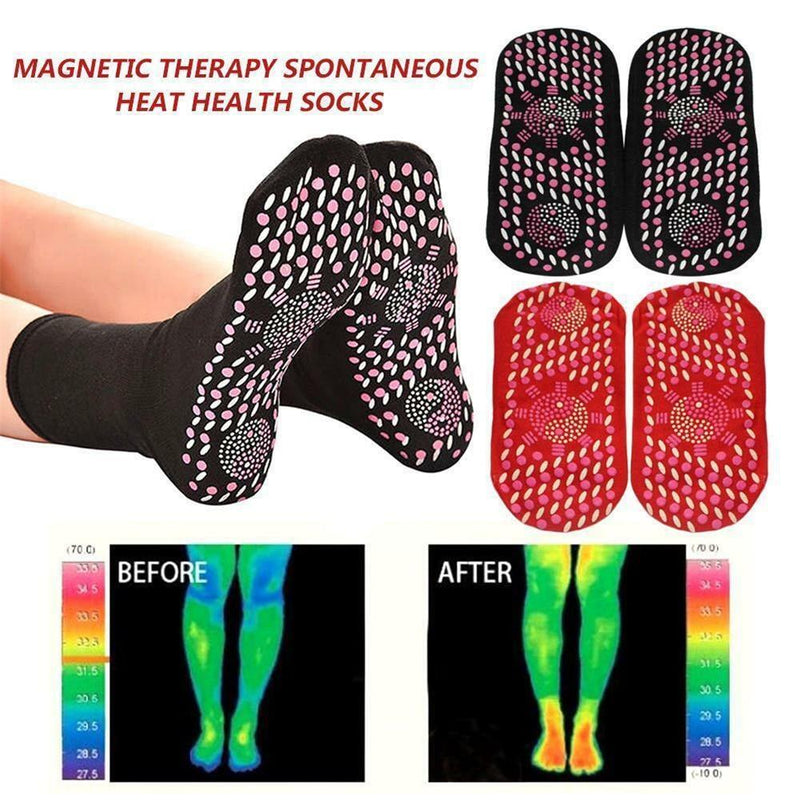 Self-heating Magnetic Socks for Women Men Self Heated Socks Tourmaline Magnetic Therapy Comfortable Winter Warm Massage Socks - GoJohnny437