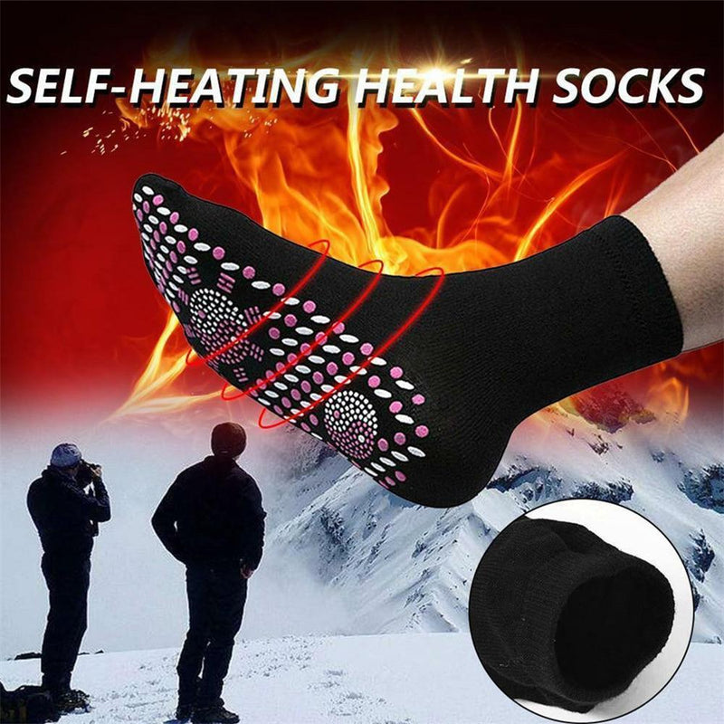 Self-heating Magnetic Socks for Women Men Self Heated Socks Tourmaline Magnetic Therapy Comfortable Winter Warm Massage Socks - GoJohnny437