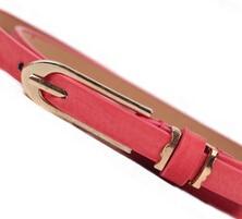 Slender thin Belt metallic buckle women female waist belt free shipping - GoJohnny437