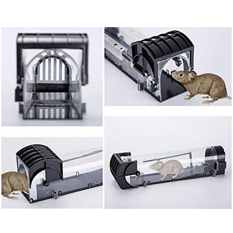 Smart Humane Live Mouse Trap No Kill Animal Pet Control Cage Reusable Mice Rodent Catcher Automatic Lock Mousetrap Rat Traps - GoJohnny437