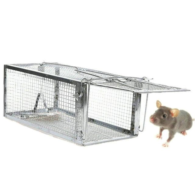 Smart Humane Live Mouse Trap No Kill Animal Pet Control Cage Reusable Mice Rodent Catcher Automatic Lock Mousetrap Rat Traps - GoJohnny437