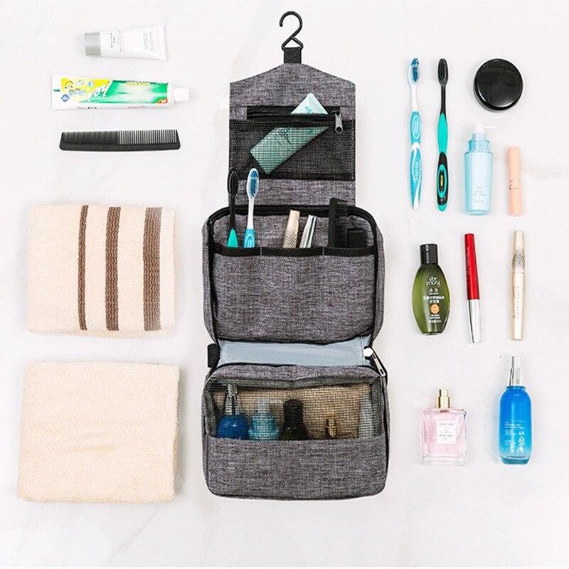 Travel Hanging Cosmetic Bag Makeup Necessary Toiletry Wash Organizer Beauty Vanity Make Up Pouch Luggage Accessories - GoJohnny437